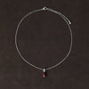 OLIO E ACETO Sterling Silver Quartzite/Lapis Lazuli/Red Snakeskin Jade Morning Dew Pendant Necklace OLIO-OA13N01-YH Red